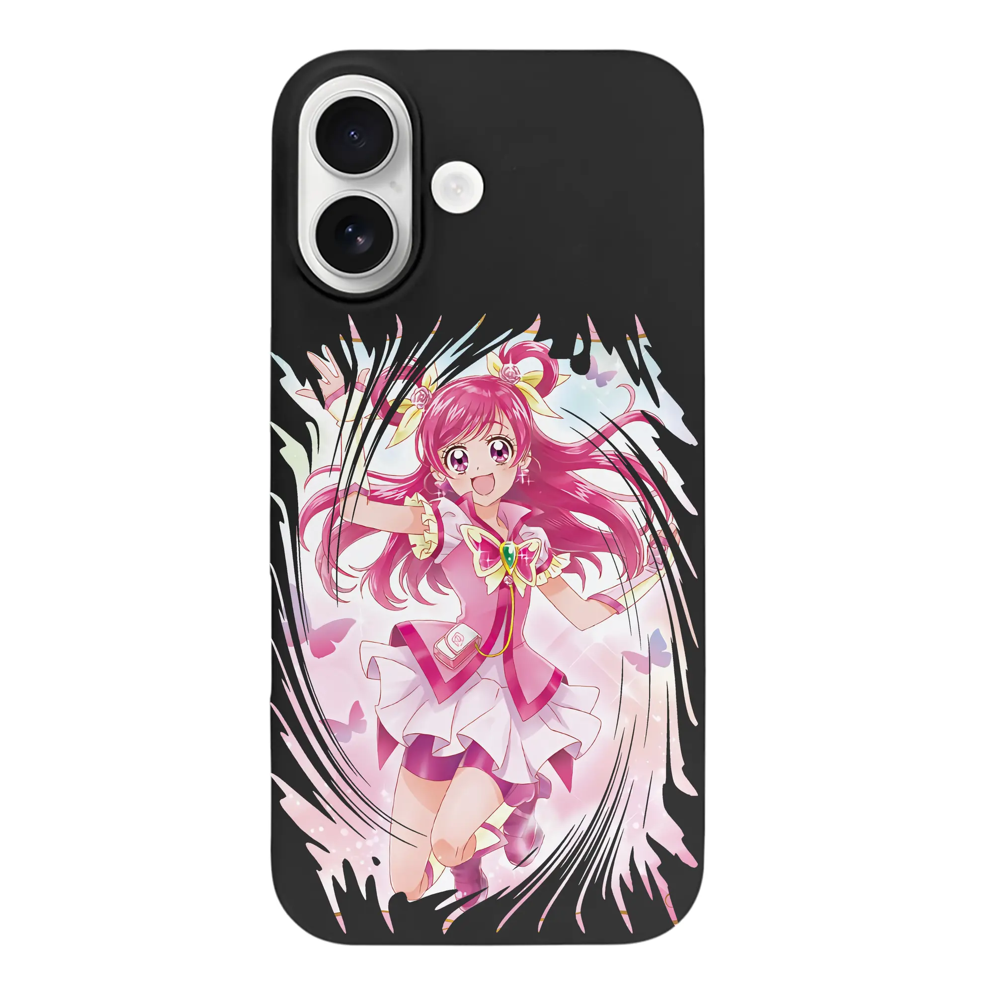 プリキュア グッズ,夢原のぞみ - iPhone 17 シリーズ シリコンケース 薄型 耐衝撃 指紋防止 ソフトタッチカバー 精密フィット 傷防止 保護ケース iPhone 17/17 Air/17 Pro/17 Pro Max 対応